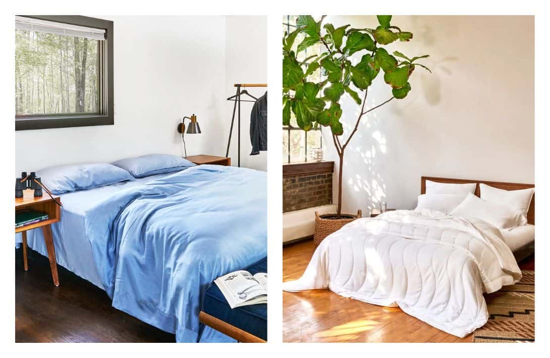 Sleep Snug & Sustainable Under These 11 Organic Comforters Images by Buffy #organiccomforters #organiccomfortersets #sustainablecomforters #sustainablebedcomforters #bestorganiccomforter #sustainablejungle