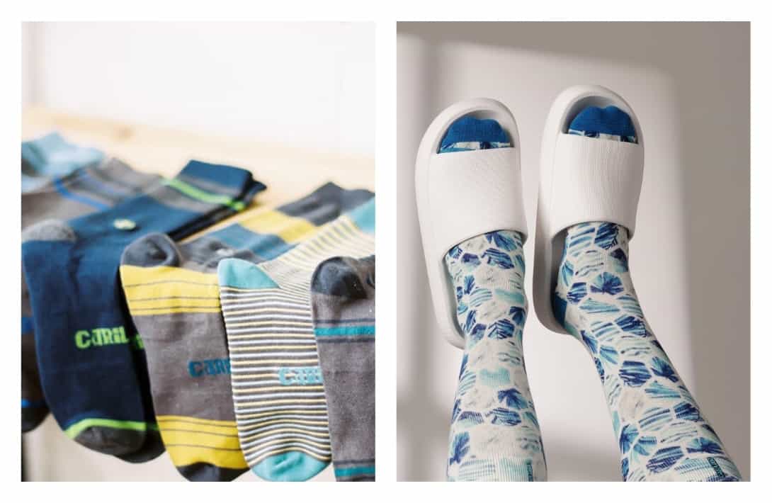 11 Sustainable Socks Leaving Only Eco-Friendly Footprints #sustainablesocks #ecofriendlysocks #organicsustainablesocks #ethicalsustainablesocks #bestsustainablesocks #ecosocks #sustainablejungle Images by Cariloha