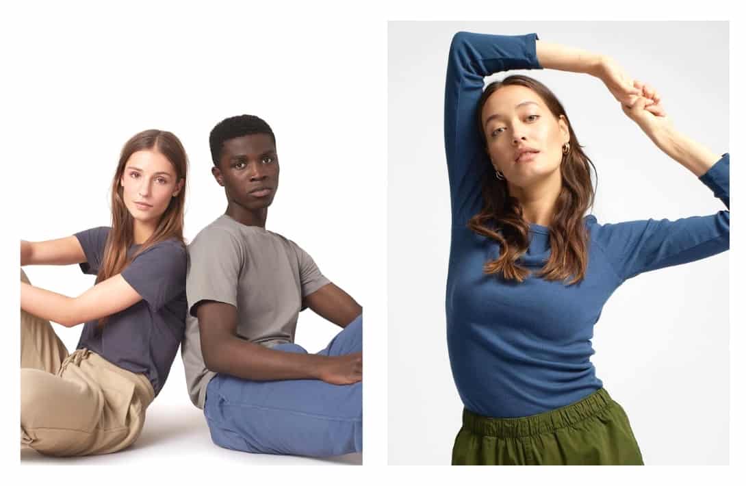 9 Organic Cotton T-Shirts That Are V (Neck) Good For The Planet #organiccottontshirts #organictshirts #organictees #organiccottontees #bestorganiccottontshirts #organiccottontshirtsbrands #sustainablejungle Images by Colorful Standard