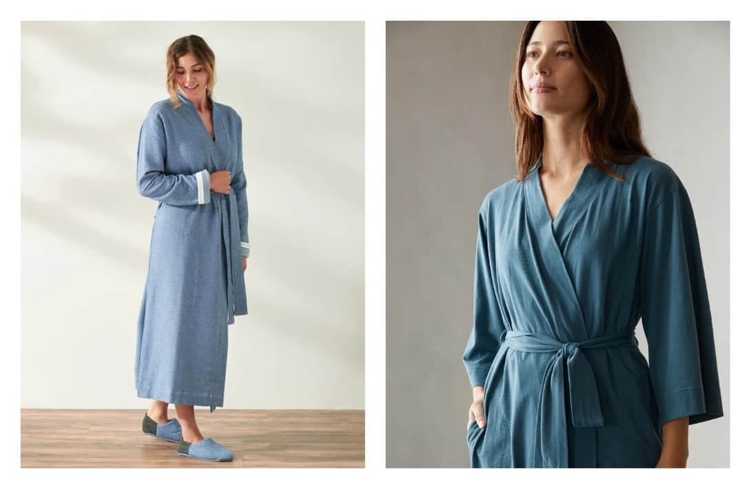 9 Organic Robes To Have You Feeling Like Responsible Royalty #organicrobes #organicbathrobes #organiccottonrobes #sustainablerobes #bestorganicrobes #sustainablebathrobes #sustainablejungle Images by Coyuchi