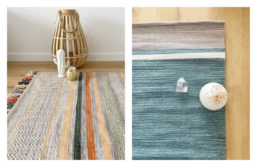11 Sustainable Rugs To Elevate Your Eco-Friendly Home Images by FHYGGE #sustainablerugs #sustainablearearugs #sustainableorganicrugs #ecofriendlyrugs #ecorugs #sustainablejungle