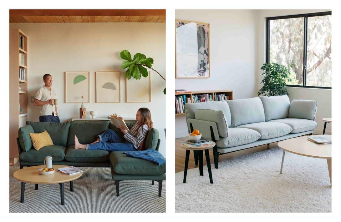 9 Eco-Friendly Sofas & Couches For The Best Sustainable Staycation Images by Floyd #ecofriendlycouches #ecofriendlysofas #ecofriendlysofabed #ecofriendlysectionalcouches #sustainablecouches #sustainablesofas #sustainablejungle