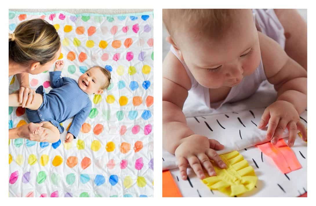 11 Organic & Non-Toxic Play Mats For The Most Eco-Friendly Fun Images by Lovevery #organicplaymats #organiccottonplaymats #nontoxicplaymats #organicbabyplaymats #nontoxicbabyplaymats #sustainablejungle