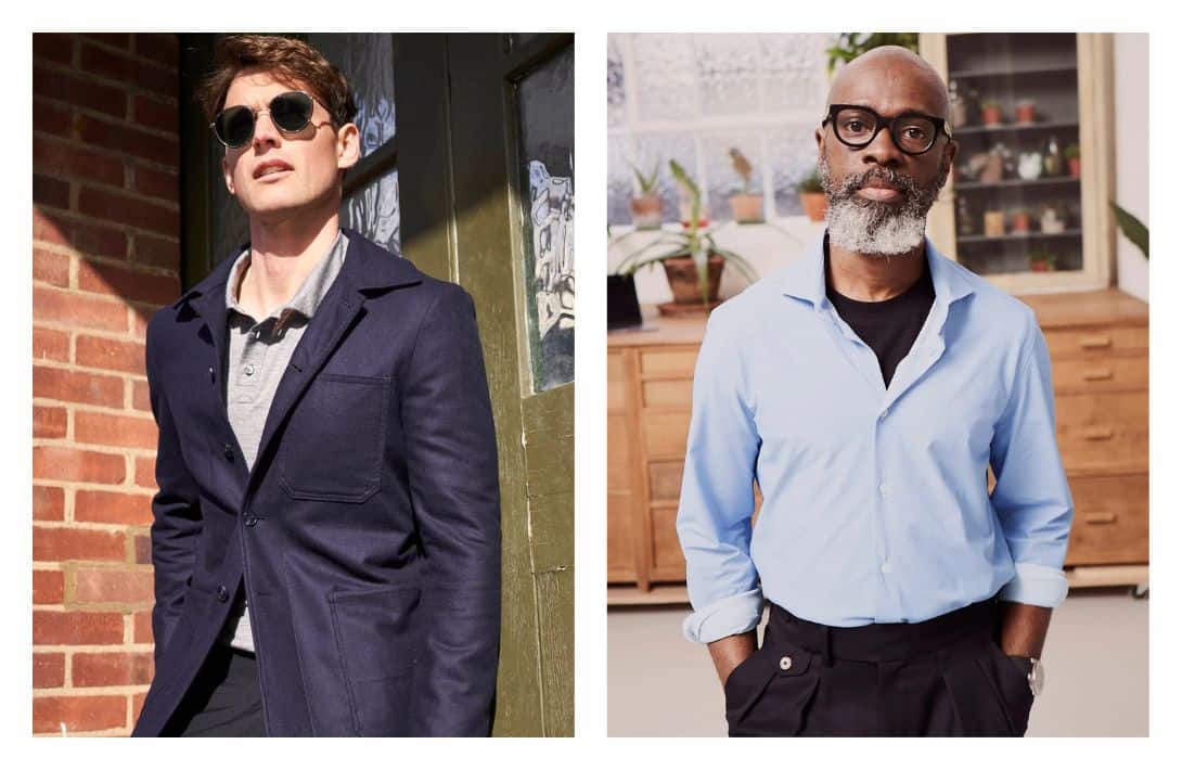 13 Ethical & Sustainable Men’s Clothing Brands for Eco-Cool Comfort & Style Images by Neem London #sustainablemensclothing #sustainablemensclothingbrands #bestsustainablemensclothing #menssustainableclothing #ethicalmensclothing #ecofriendlymensclothing #sustainablejungle