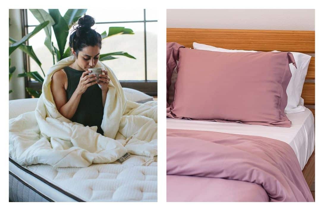 Sleep Snug & Sustainable Under These 11 Organic Comforters Images by Nest Bedding #organiccomforters #organiccomfortersets #sustainablecomforters #sustainablebedcomforters #bestorganiccomforter #sustainablejungle