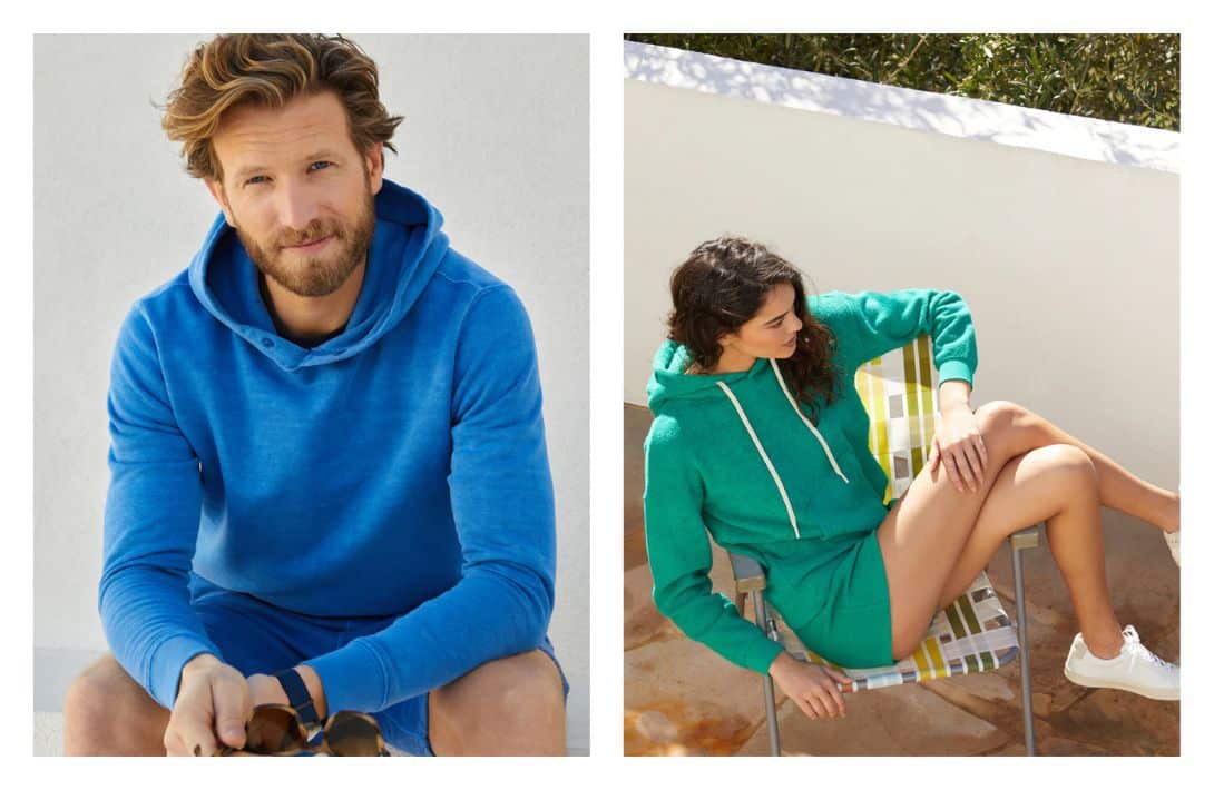 8 Sustainable Hoodies & Sweatshirts To Warm Up Yourself, Not The Planet #sustainablehoodies #sustainablesweatshirts #sustainablehoodybrands #ecofriendlyhoodies #ecofriendlysweatshirts #sustainablejungle Images by Outerknown