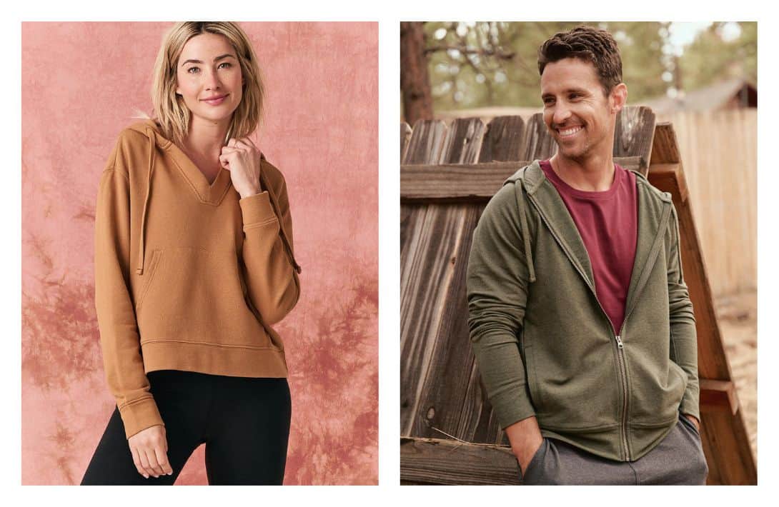 8 Sustainable Hoodies & Sweatshirts To Warm Up Yourself, Not The Planet #sustainablehoodies #sustainablesweatshirts #sustainablehoodybrands #ecofriendlyhoodies #ecofriendlysweatshirts #sustainablejungle Images by Pact
