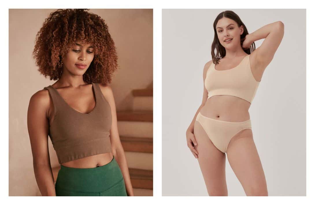 7 Sustainable Sports Bras Providing Eco-Friendly Support For Gaia & The Girls Images by Pact #sustainablesportsbras #sustainablesportsbra #bestsustainablesportsbras #sustainablesportsbrasforwomen #womenssustainablesportsbra #sustainablejungle