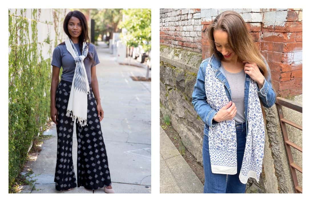 9 Eco-Friendly & Sustainable Scarves To Stay Warm & Keep Our Planet Cool Images by Passion Lilie #sustainablescarves #sustainablescarf #ecofriendlyscarves #fairtradescarves #ethicalscarves