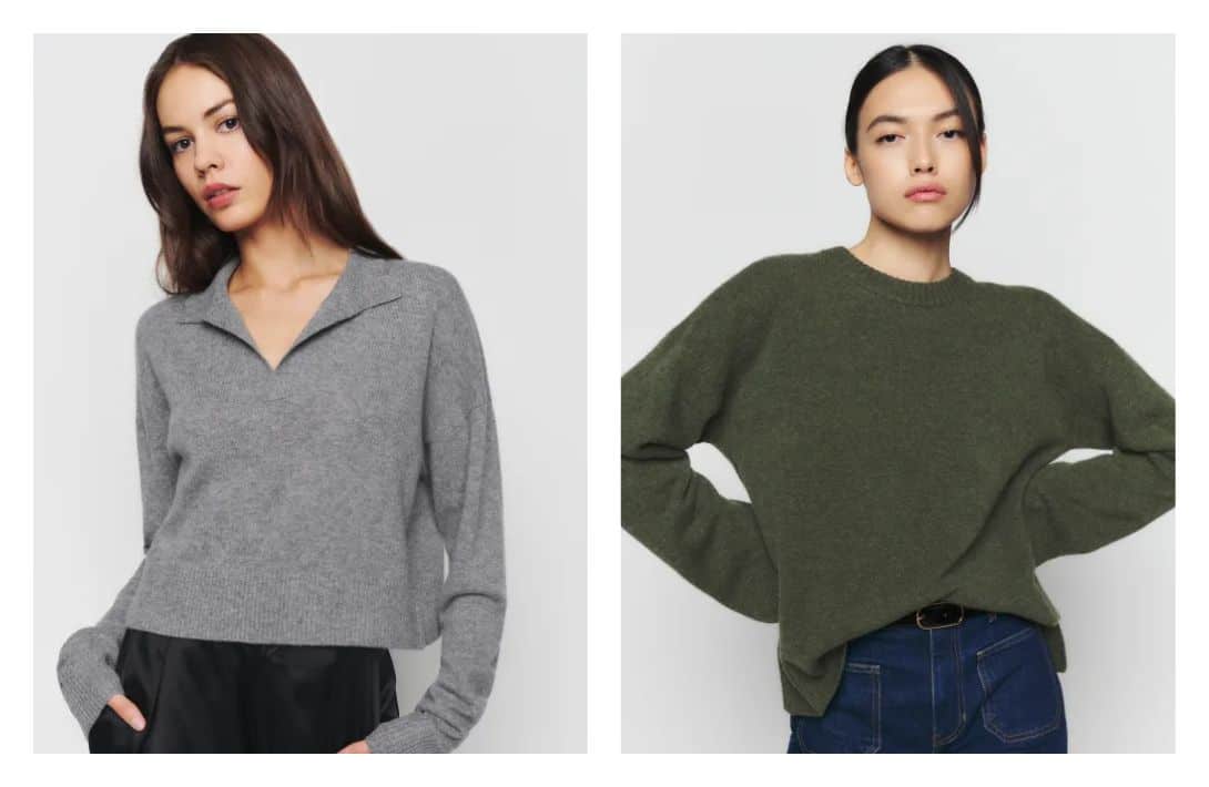 11 Eco-zy Sustainable Sweaters & Conscious Cardigans Images by Reformation #sustainablesweaters #sustainablesweater #sustainablecardigan #sustainablecardigans #ethicalsweaters #ethicalcardigans #ecofriendlysweaters #sustainablejungle