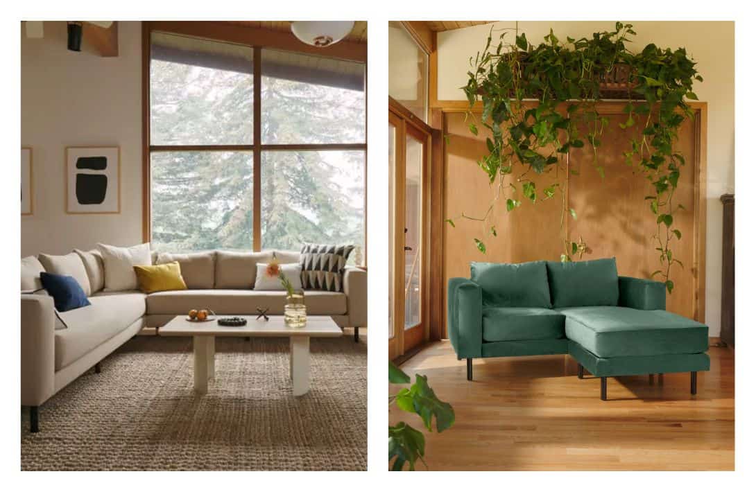 9 Eco-Friendly Sofas & Couches For The Best Sustainable Staycation Images by Sabai #ecofriendlycouches #ecofriendlysofas #ecofriendlysofabed #ecofriendlysectionalcouches #sustainablecouches #sustainablesofas #sustainablejungle