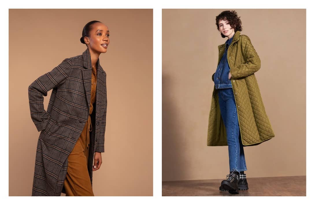 9 Sustainable Coats & Jackets To Stay Warm & Consciously Cozy #sustainablecoats #sustainablewintercoats #sustainablejackets #ethicalcoats #ethicalwintercoats #ethicaljackets #sustainablejungle Images by Thought