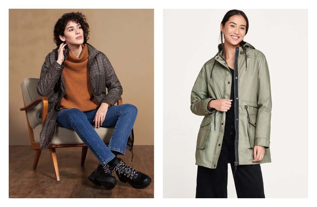 11 Sustainable Rain Jackets & Raincoats Turning Grey Days Green Images by Thought #sustainableraincoats #sustainablerainjackets #ecofriendlyraincoats #ecofriendlyrainjackets #sustainablewaterproofjackets #sustainablejungle