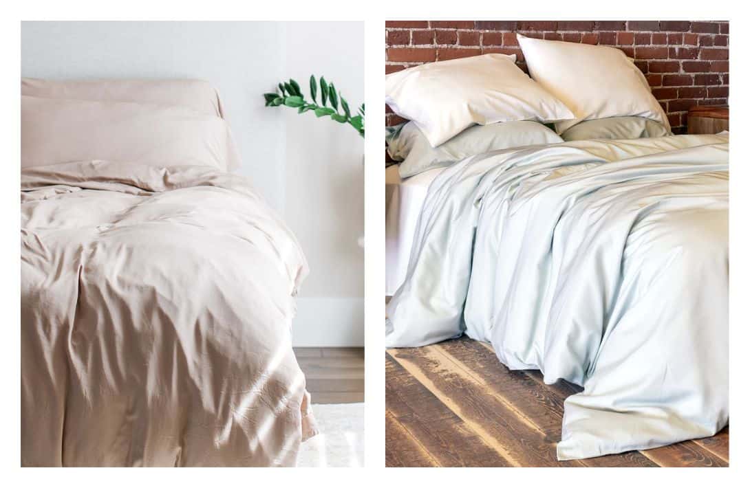 Sleep Snug & Sustainable Under These 11 Organic Comforters Images by YALA #organiccomforters #organiccomfortersets #sustainablecomforters #sustainablebedcomforters #bestorganiccomforter #sustainablejungle