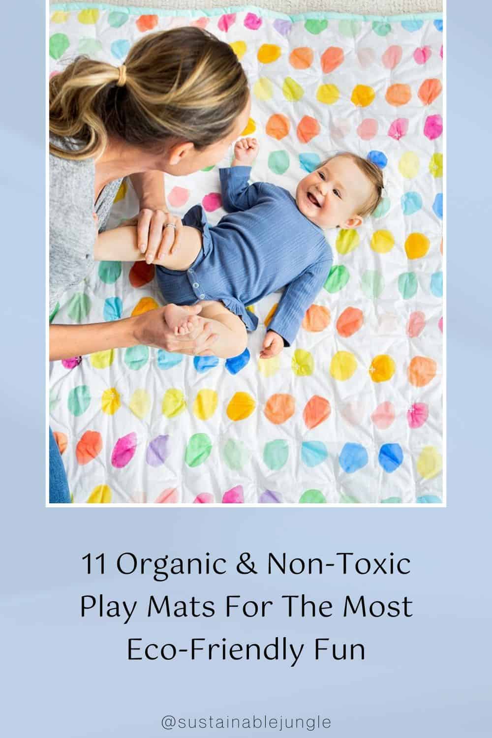 11 Organic & Non-Toxic Play Mats For The Most Eco-Friendly Fun Image by Lovevery #organicplaymats #organiccottonplaymats #nontoxicplaymats #organicbabyplaymats #nontoxicbabyplaymats #sustainablejungle