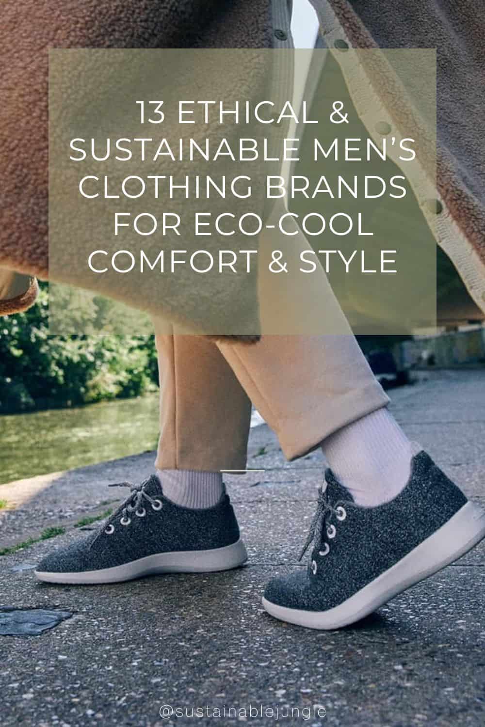 13 Ethical & Sustainable Men’s Clothing Brands for Eco-Cool Comfort & Style Image by Allbirds #sustainablemensclothing #sustainablemensclothingbrands #bestsustainablemensclothing #menssustainableclothing #ethicalmensclothing #ecofriendlymensclothing #sustainablejungle