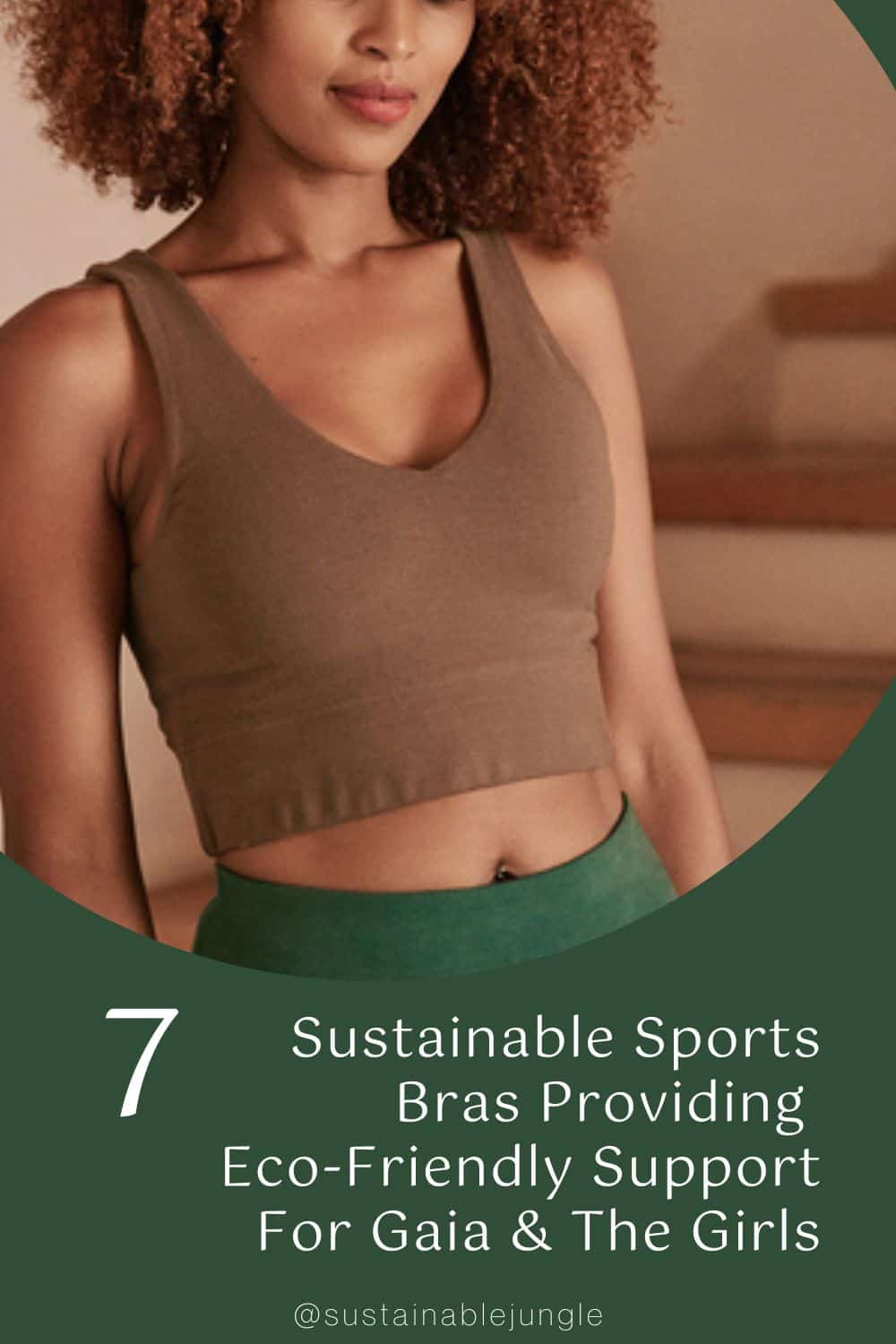 7 Sustainable Sports Bras Providing Eco-Friendly Support For Gaia & The Girls Image by Pact #sustainablesportsbras #sustainablesportsbra #bestsustainablesportsbras #sustainablesportsbrasforwomen #womenssustainablesportsbra #sustainablejungle