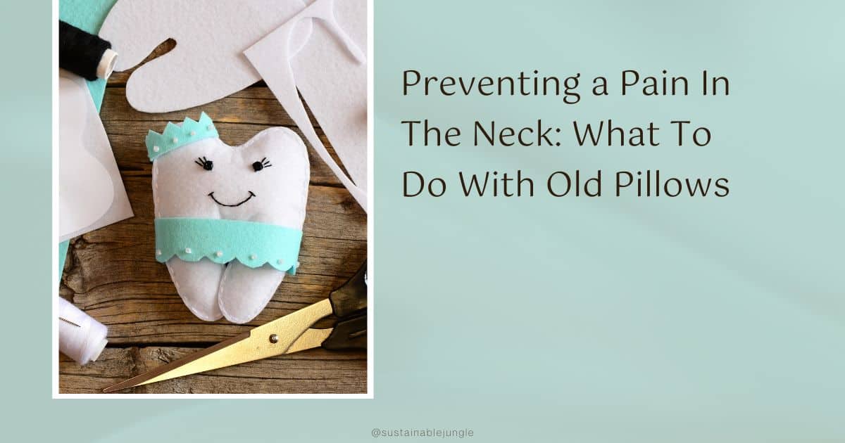 What To Do With Old Pillows Preventing Neck Pain & EcoGuilt