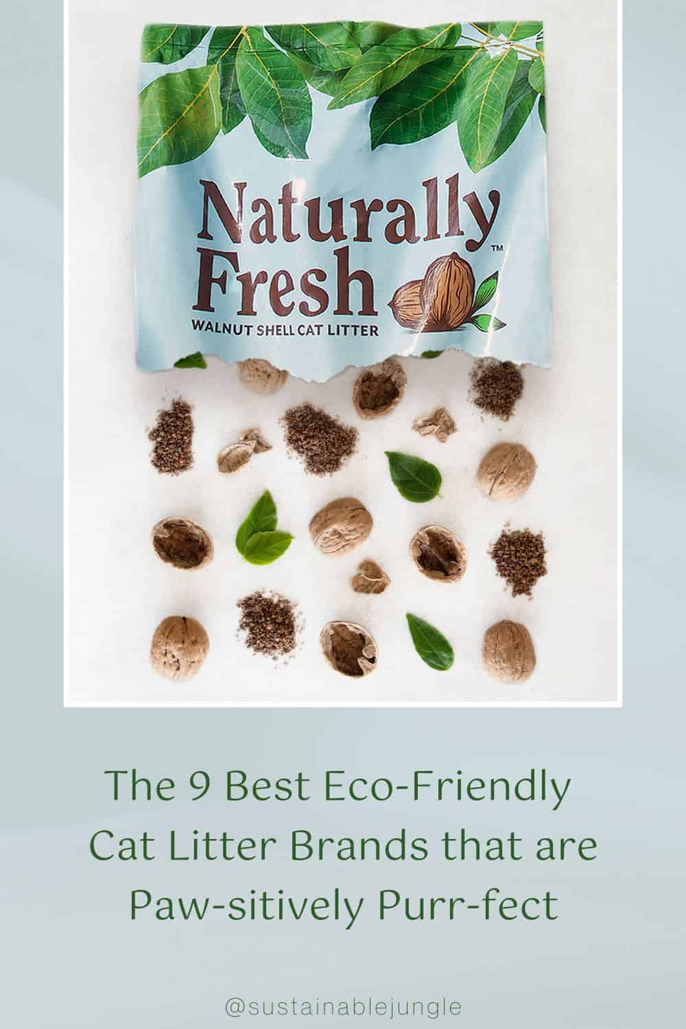 The 9 Best Eco-Friendly Cat Litter Brands that are Paw-sitively Purr-fect Image by Naturally Fresh #eco-friendlycatlitter #besteco-friendlycatlitter #mosteco-friendlycatlitter #biodegradablecatlitter #environmentallyfriendlycatlitter #sustainablecatlitter