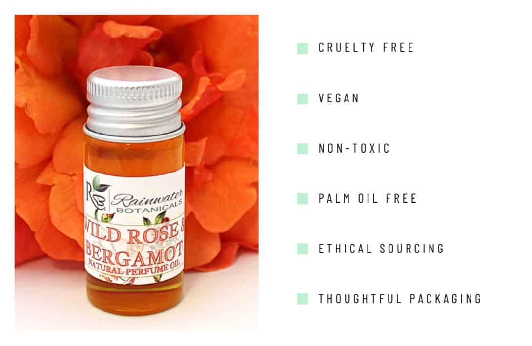 11 Eco-Friendly & Sustainable Perfumes For Scent-Sational Smells Image by Rainwater Botanicals #sustainableperfumes #vegansustainableperfume #ecofriendlyperfume #naturalecofriendlyperfume #crueltyfreesustainableperfume #sustainablejungle