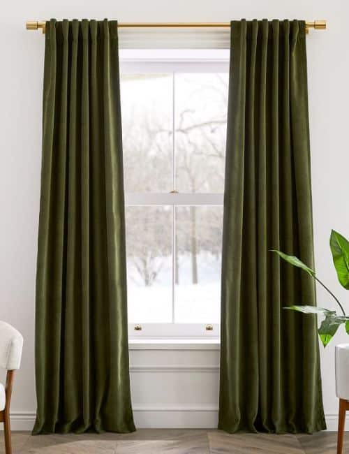 9 Sustainable & Organic Curtains To Blackout Your Room, Not The Planet Image by West Elm #organiccurtains #organicblackoutcurtains #sustainablecurtains #organicdrapes #sustainablelinencurtains #sustainablejungle