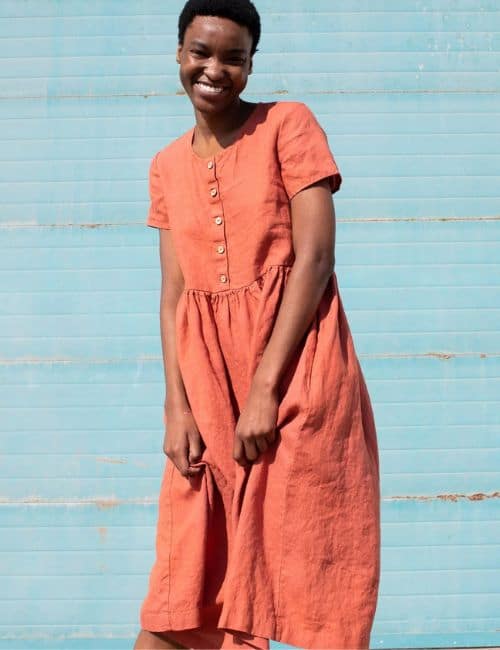 8 Linen Clothing Brands That Aren’t (F)Lax About Saving Our Planet Image by not PERFECT LINEN #linenclothing #linenclothingbrands #flaxlinenclothing #flaxclothing #sustainablelinenclothing #bestlinenclothingbrands #sustainablejungle