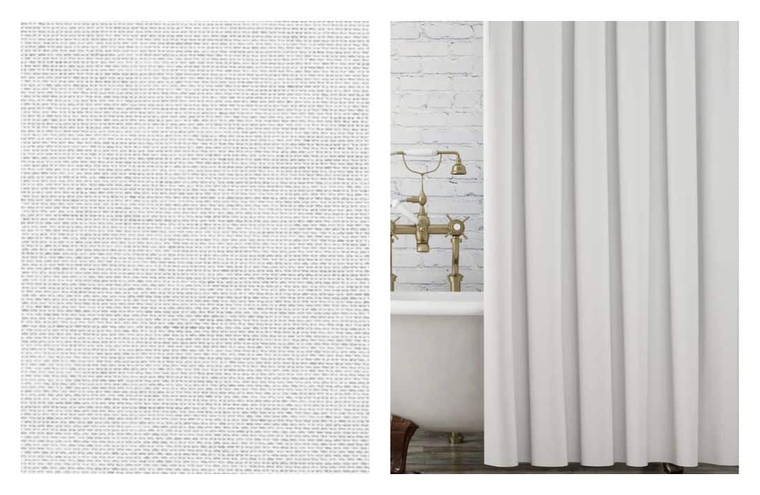 9 Eco-Friendly Shower Curtains & Liners For A Clean Person & Planet Images by Best Custom Curtains #ecofriendlyshowercurtains #ecofriendlyshowercurtainliners #ecoshowercurtains #sustainableshowercurtains #sustainableshowercurtainliners #naturalsustainableshowercurtains #sustainablejungle