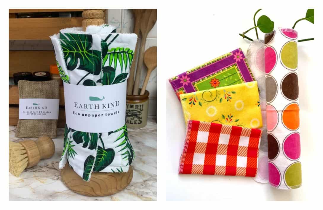 Paperless Towels - Reusable Washable Paper Towels - Eco Girl Shop