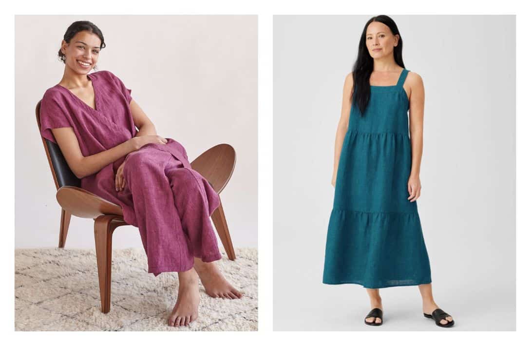 8 Linen Clothing Brands That Aren’t (F)Lax About Saving Our Planet Images by Eileen Fisher #linenclothing #linenclothingbrands #flaxlinenclothing #flaxclothing #sustainablelinenclothing #bestlinenclothingbrands #sustainablejungle