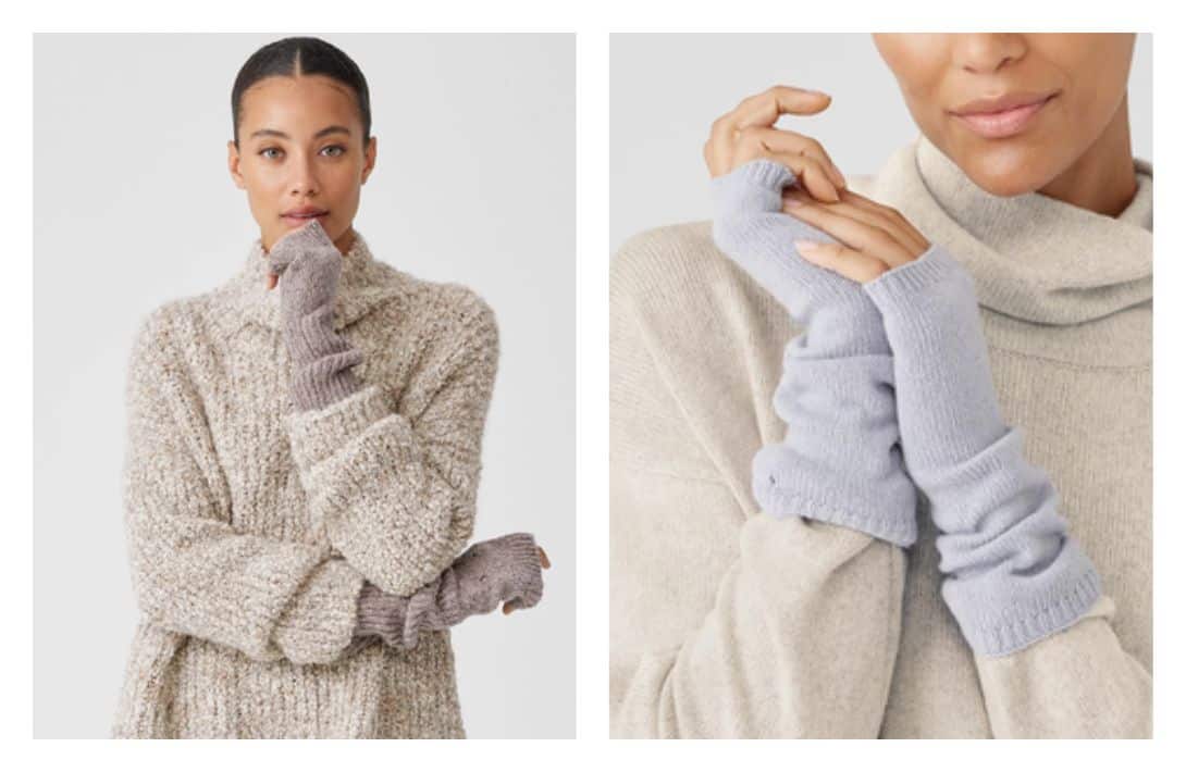 9 Sustainable Gloves & Mittens That Defrosting Your Fingers Images by Eileen Fisher #sustainablegloves #sustainablewintergloves #sustainablewoolgloves #sustainablemittens #fairtradegloves #fairtrademittens