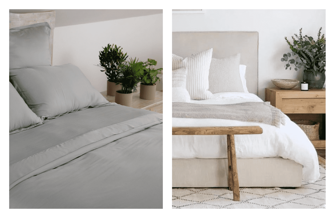 P A C T Organic Organic Room Service Sateen Sheet Set in White | Size California King | Fair Trade