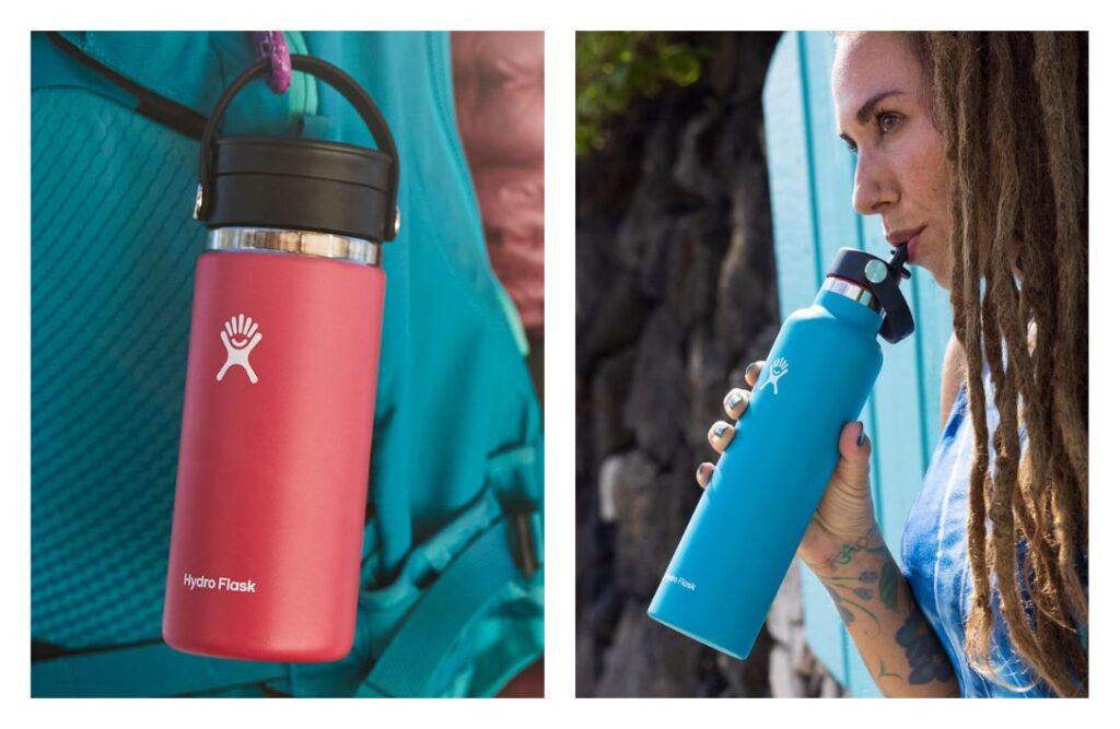 7 Eco-Friendly Water Bottles To Make Each Sip Sustainable Images by Hydro Flask #ecofriendlywaterbottles #ecofriendlystainlesssteelwaterbottles #ecofriendlyreusablewaterbottles #sustainablewaterbottles #sustainableglasswaterbottles #ecofriendlybottles #sustainablejungle
