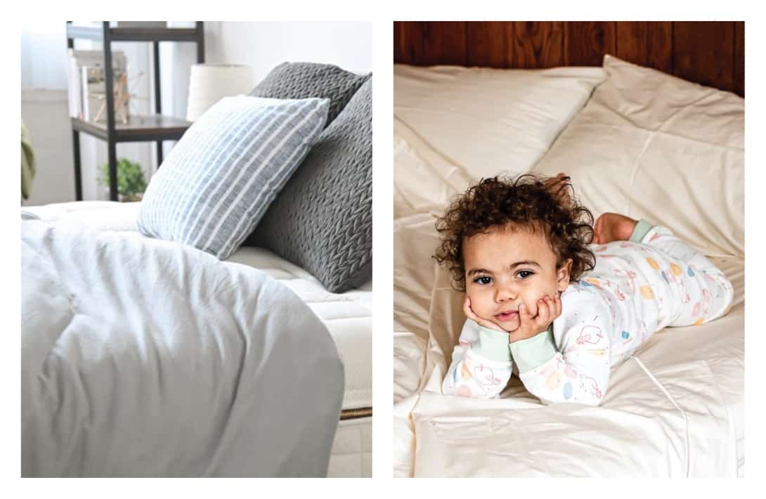 11 Sustainable Bedding Brands Tucking You In Without ToxinsImages by Naturepedic#sustainablebedding #affordablesustainablebedding #sustainablesheets #ecofriendlybedding #ecofriendlysheets #sustainablejungle