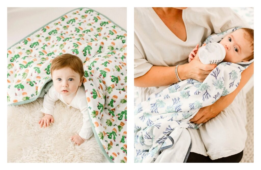 9 Organic Baby Blankets For The Best Sustainable Swaddling Images by Nest Designs #organicbabyblankets #organiccottonbabyblankets #organicmuslinbabyblankets #organicbamboobabyblankets #nutralbabyblankets #allnaturalbabyblankets #sustainablejungle