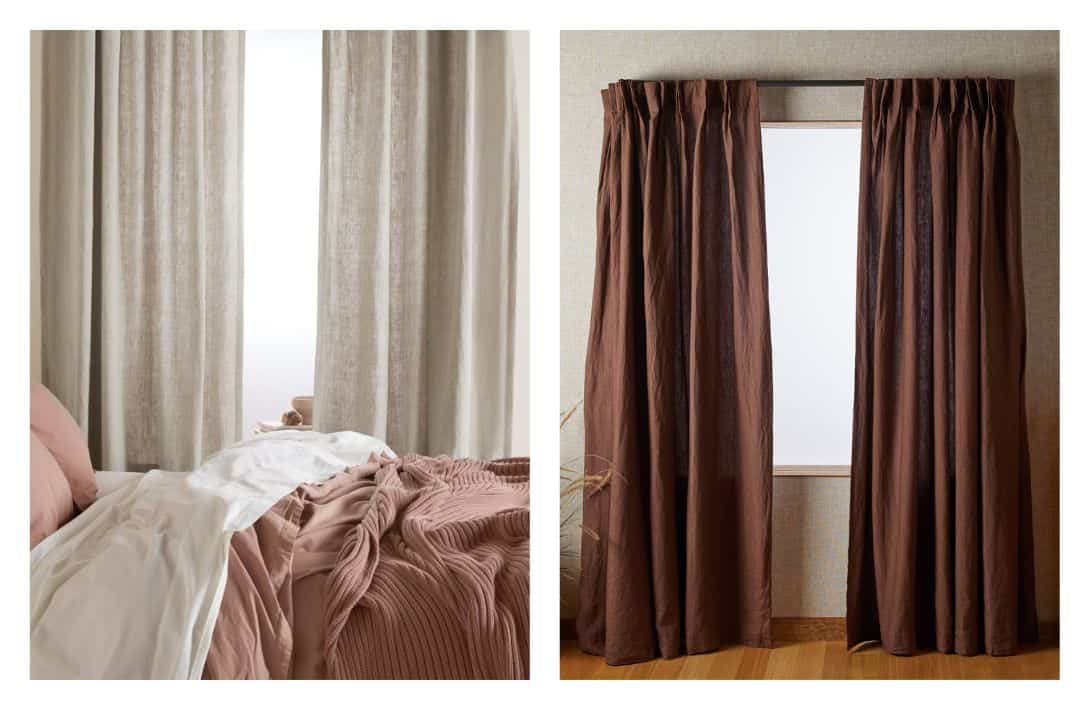 9 Sustainable & Organic Curtains To Blackout Your Room, Not The Planet Images by Parachute #organiccurtains #organicblackoutcurtains #sustainablecurtains #organicdrapes #sustainablelinencurtains #sustainablejungle