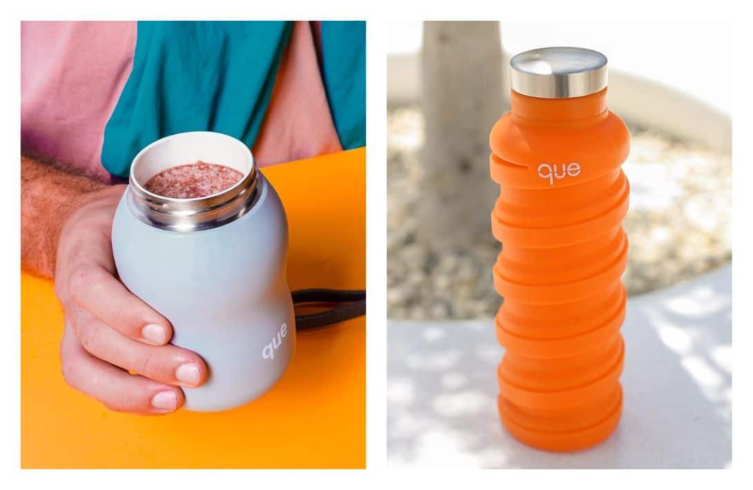 9 Plastic-Free Water Bottles for Non-Toxic, Non-Stop Hydration Images by Que #plasticfreewaterbottles #nonplasticwaterbottles #nontoxicplasticfreewaterbottles #bestnonplasticwaterbottles #plasticfreeglasswaterbottles #plasticfreemetalwaterbottles #sustainablejungle