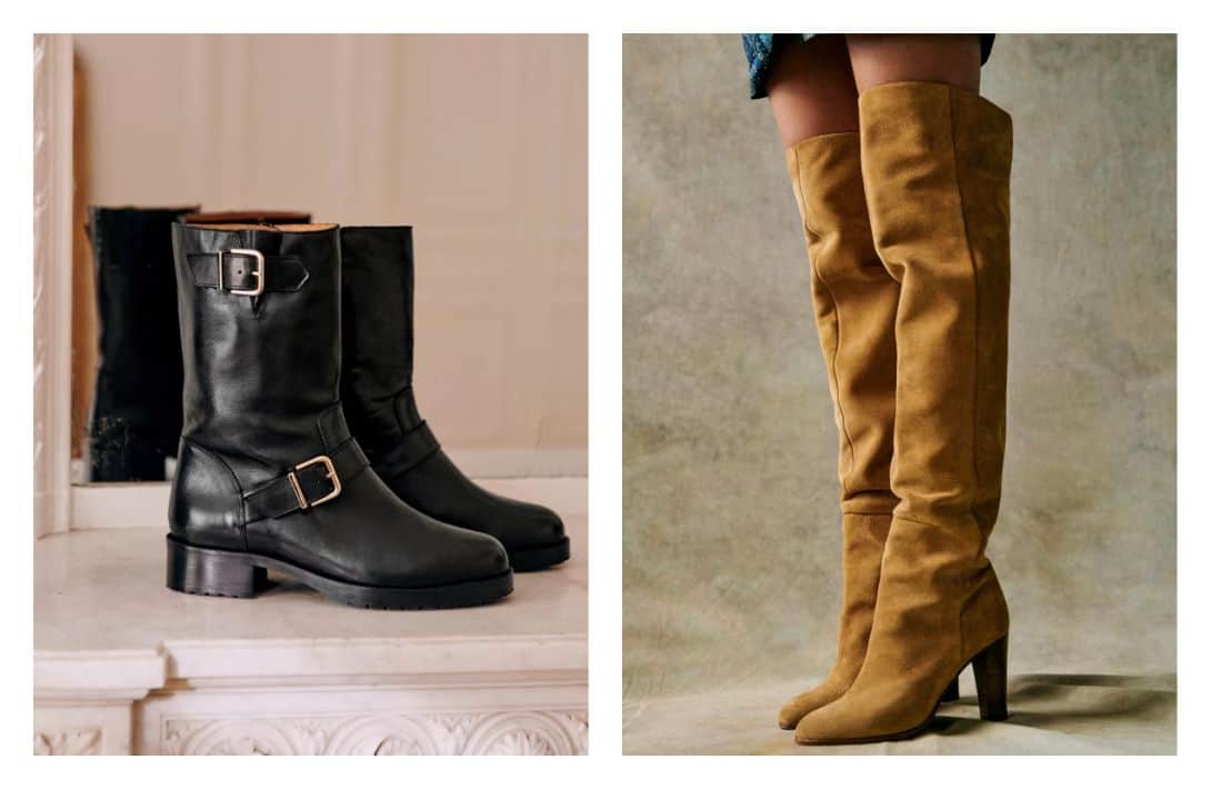 9 Ethical & Sustainable Boots That Are Good For Earth and Your “Sole” Images by Sezane #sustainableboots #sustainablechelseaboots #sustainableleatherboots #sustainableveganboots #ethicalboots #sustainablejungle