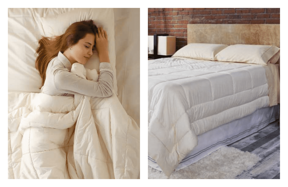 11 Sustainable Bedding Brands Tucking You In Without Toxins Images by Sleep & Beyond #sustainablebedding #affordablesustainablebedding #sustainablesheets #ecofriendlybedding #ecofriendlysheets #sustainablejungle