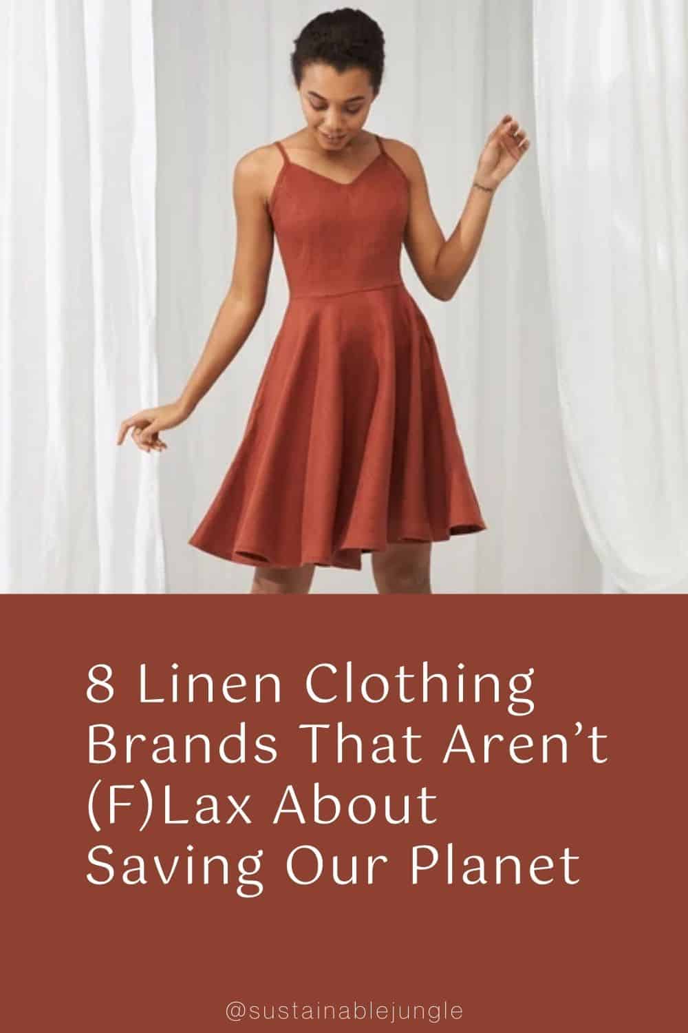 8 Linen Clothing Brands That Aren’t (F)Lax About Saving Our Planet Image by Linen Handmade Studio #linenclothing #linenclothingbrands #flaxlinenclothing #flaxclothing #sustainablelinenclothing #bestlinenclothingbrands #sustainablejungle