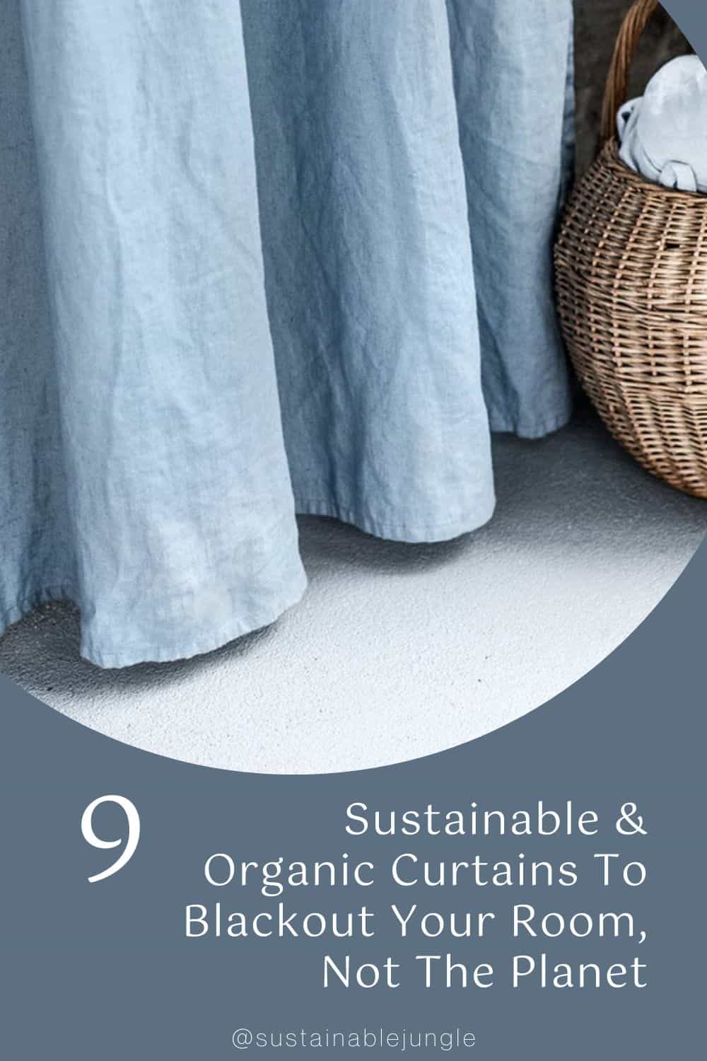 9 Sustainable & Organic Curtains To Blackout Your Room, Not The Planet Image by not PERFECT LINEN #organiccurtains #organicblackoutcurtains #sustainablecurtains #organicdrapes #sustainablelinencurtains #sustainablejungle