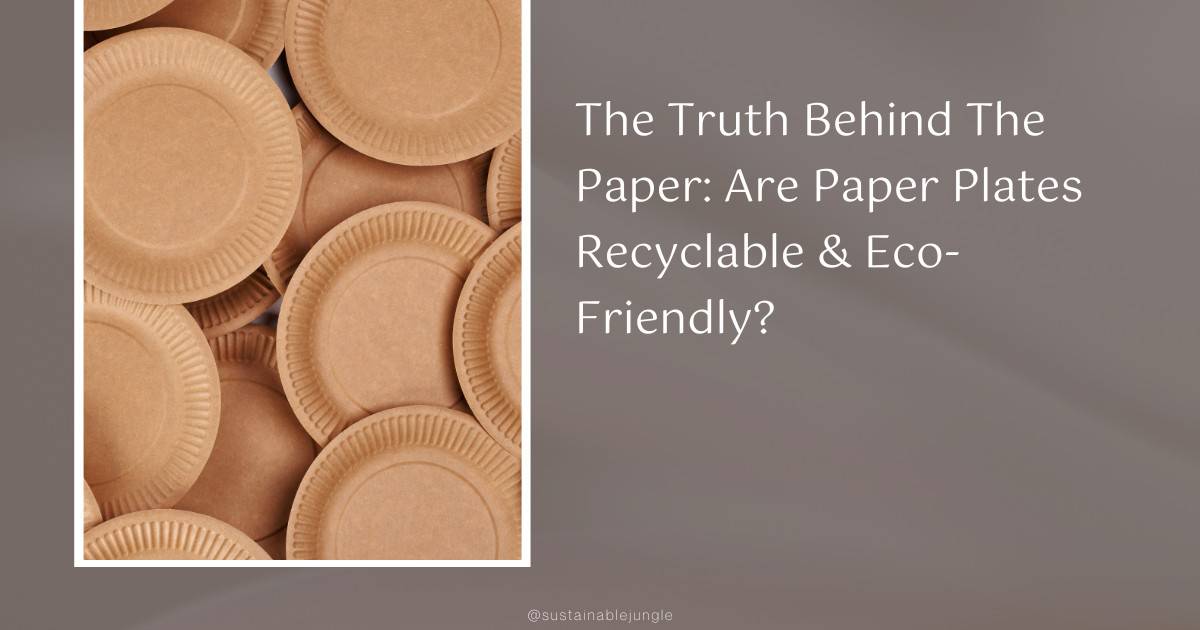 Are Paper Plates Recyclable & Eco-Friendly? Looking Behind The Paper