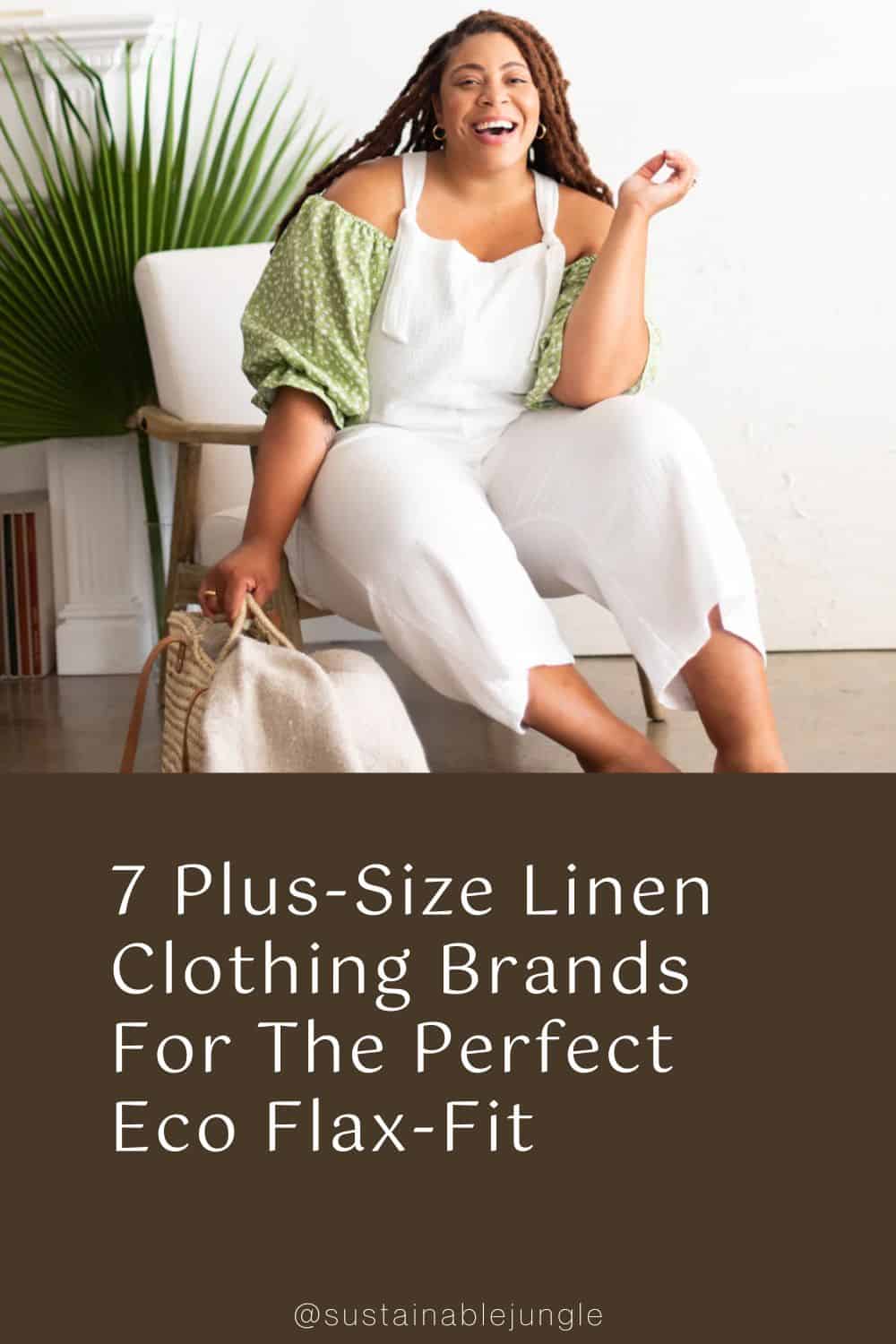 7 Plus-Size Linen Clothing Brands For The Perfect Eco Flax-Fit Image by Sotela #plussizelinenclothing #plussizewomenslinenclothing #plussizelinendresses #plussizelinenpants #plussizelinentops #linenclothingplussize #sustainablejungle