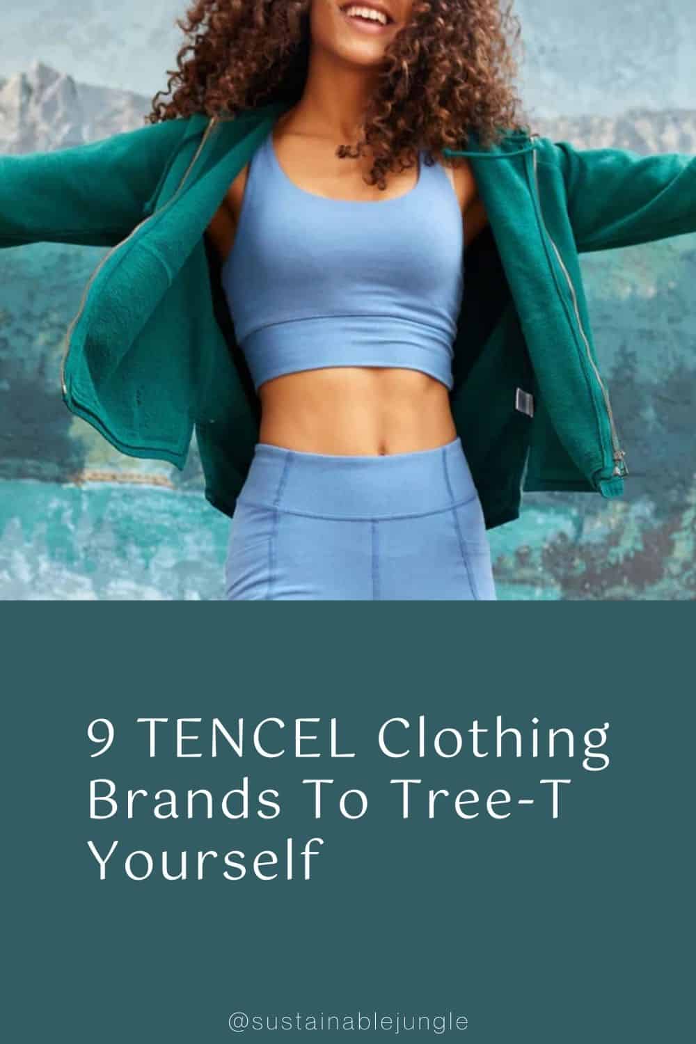 9 TENCEL Clothing Brands To Tree-T Yourself Image by Toad&Co #tencelclothing #tencellyocellclothing #lyocellclothing #tencelfabricclothing #tencelclothingbrands #tencelclothingforwomen #sustainablejungle