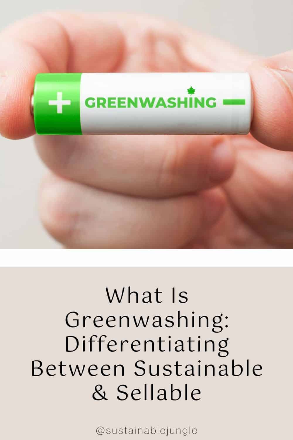 What Is Greenwashing: Differentiating Between Sustainable & Sellable Image by Cristian Storto Fotografia via Getty Images on Canva Pro #whatisgreenwashing #whatdoesgreenwashingmean #greenwashingdefinition #sustainablejungle