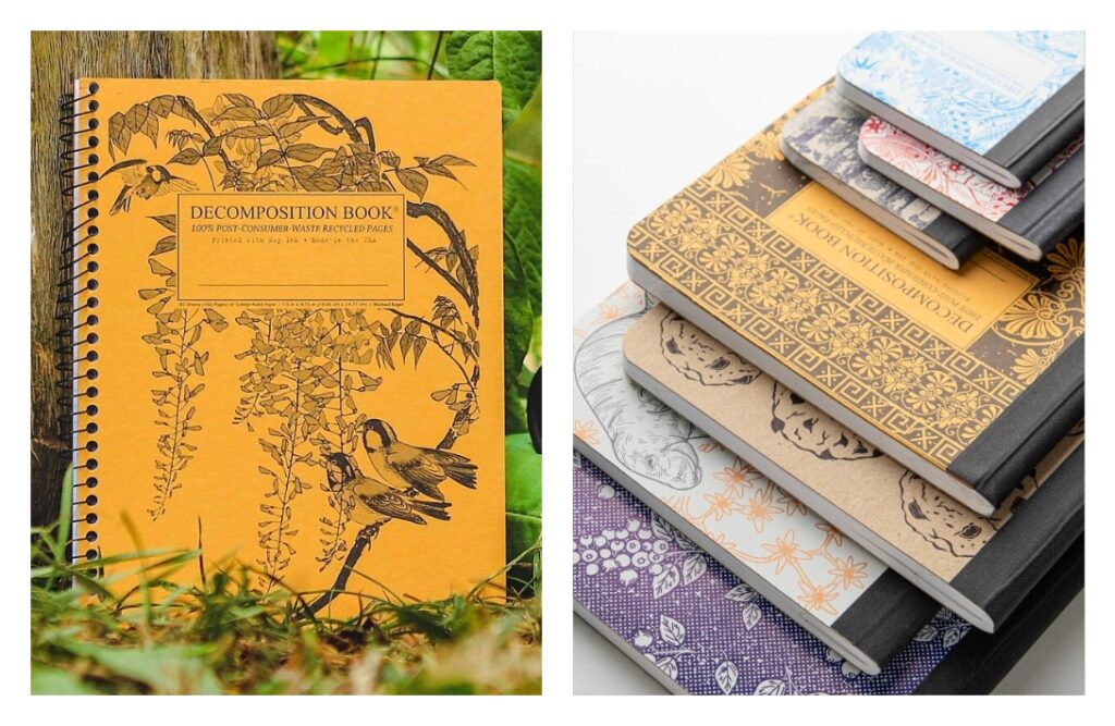 9 Eco-Friendly Notebooks & Journals For All Your Sustainable ScribblingImages by Decomposition#ecofriendlynotebooks #sustainablenotebooks #ecofriendlyspiralnotebooks #ecofriendlyjournalsandnotebooks #ecofriendlycompostitionnotebooks #bestsustainablenotebooks #sustainablejungle