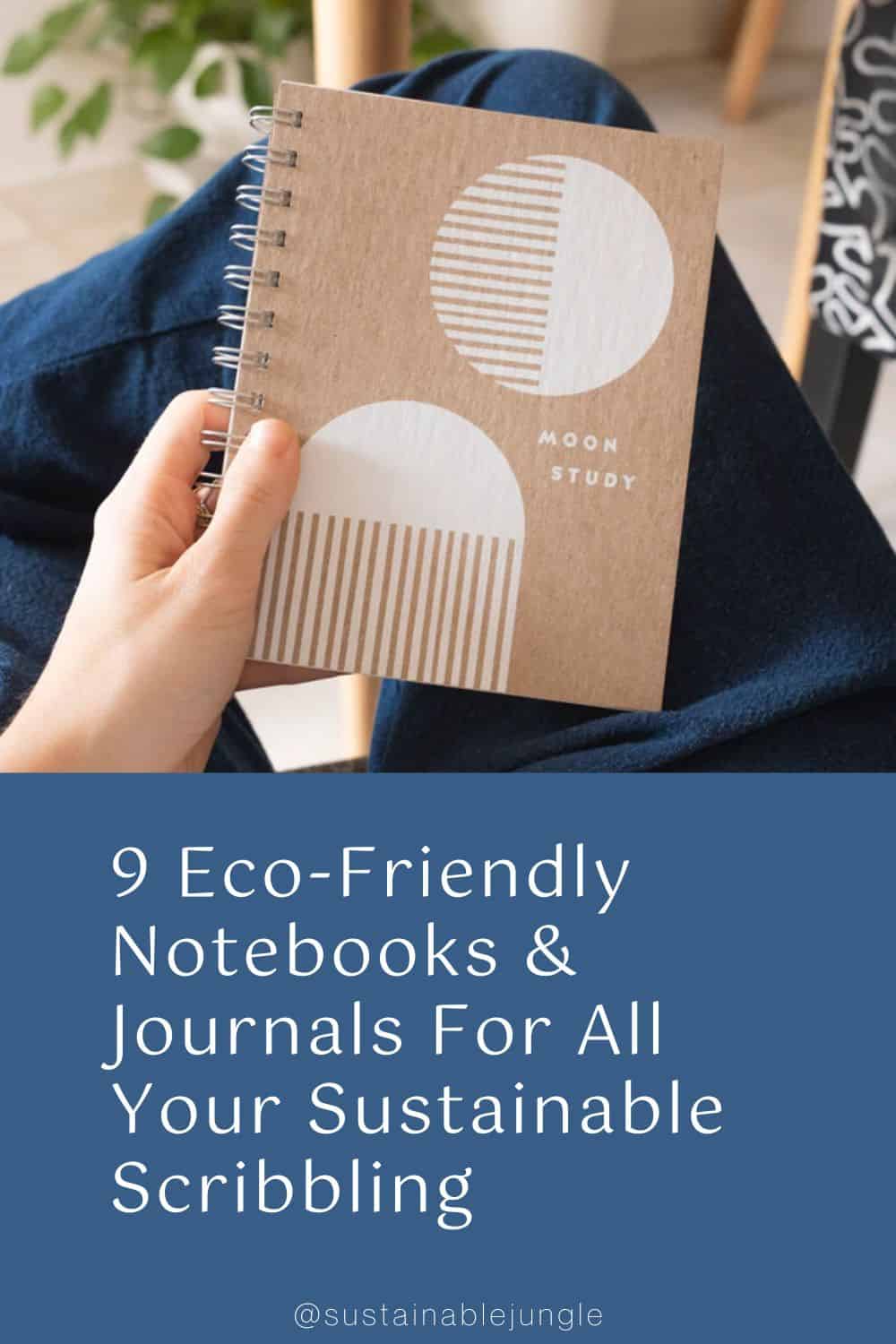 9 Eco-Friendly Notebooks & Journals For All Your Sustainable Scribbling Image by Worthwhile Paper #ecofriendlynotebooks #sustainablenotebooks #ecofriendlyspiralnotebooks #ecofriendlyjournalsandnotebooks #ecofriendlycompostitionnotebooks #bestsustainablenotebooks #sustainablejungle