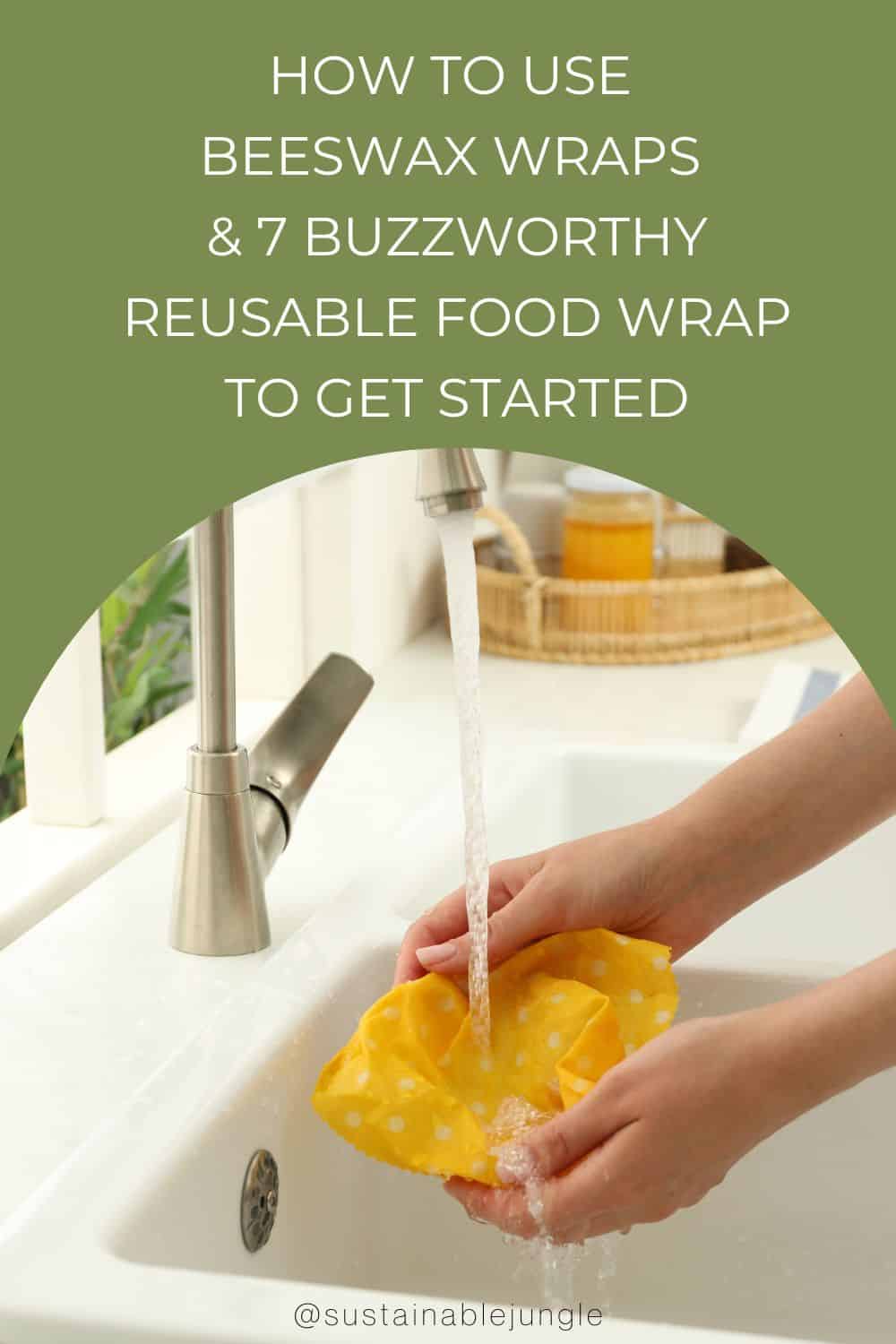 How To Use Beeswax Wraps & 7 Buzzworthy Reusable Food Wrap To Get Started Image by New Africa studio #howtousebeeswaxwraps #howtousebeeswaxfoodwraps #reusablefoodwraps #bestreusablefoodwraps #howtousebeeswrap #sustainablejungle