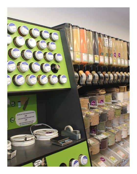 14 Zero Waste Stores in Portland, Oregon for a Package Free PDX Image by Alberta Co-Op #zerowastestoresportland #zerowastegrocerystoresportland #zerowastestoreportlandoregon #portlandzerowastestores #bulkstoresportland #bulkfoodportland #sustainablejungle