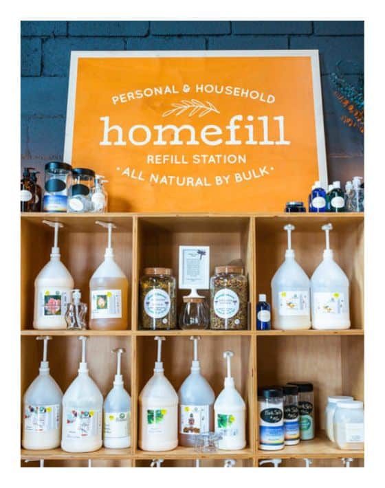 Get Rocky Mountain High On Refills With 12 Zero Waste Stores in Denver Image by Homefill #zerowastestoredenver #zerowastestoresindenver #denverzerowastestores #bulkstoresdenver #bulkfoodstoresdenver #sustainablejungle