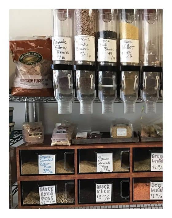 14 Zero Waste Stores in Portland, Oregon for a Package Free PDX Image by Know Thy Food Co-Op #zerowastestoresportland #zerowastegrocerystoresportland #zerowastestoreportlandoregon #portlandzerowastestores #bulkstoresportland #bulkfoodportland #sustainablejungle